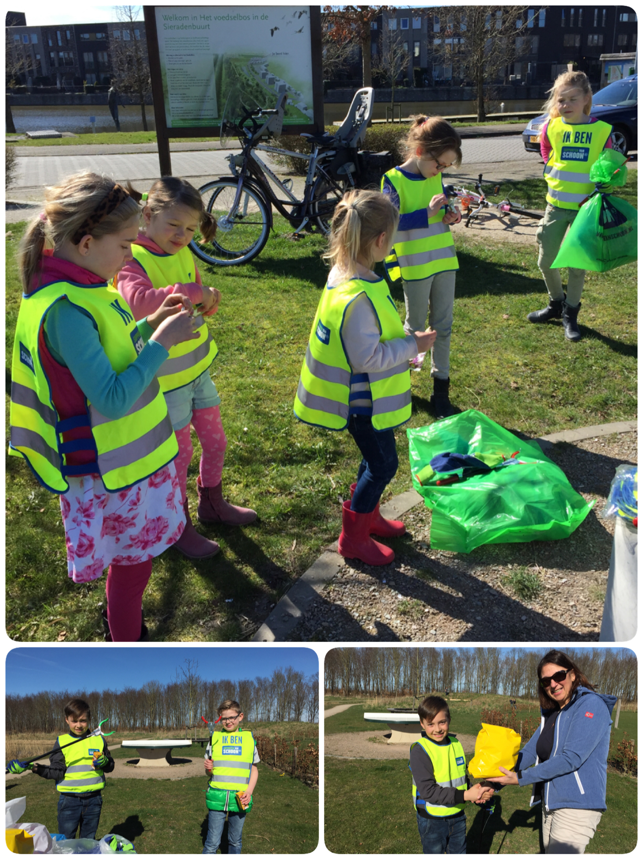 Heel veel kinderen en volwassenen deden mee aan NL Schoon. Bedankt!